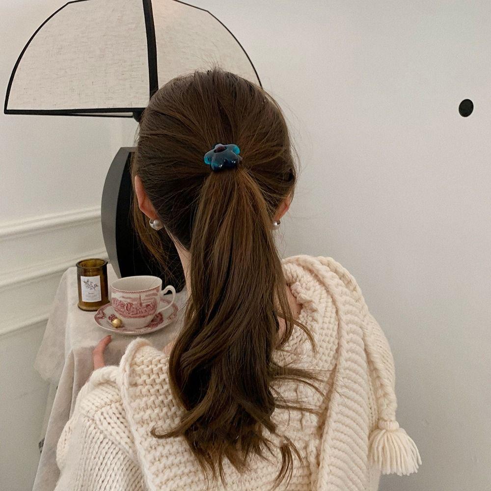 Bow Ponytail Holders Bear Hair Rubber Bands Women Hair Bands Flower Scrunchies Sweet Hair Ties