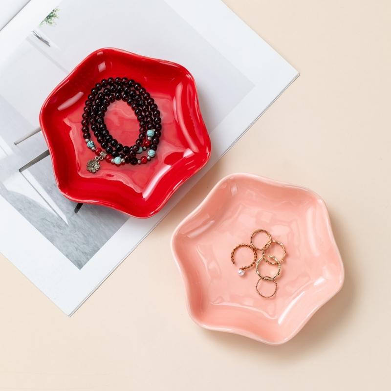 Beautiful Flower Shape Spoon Stand Durable Ceramic Spoon Stand Holder For Kitchen Count Decoration