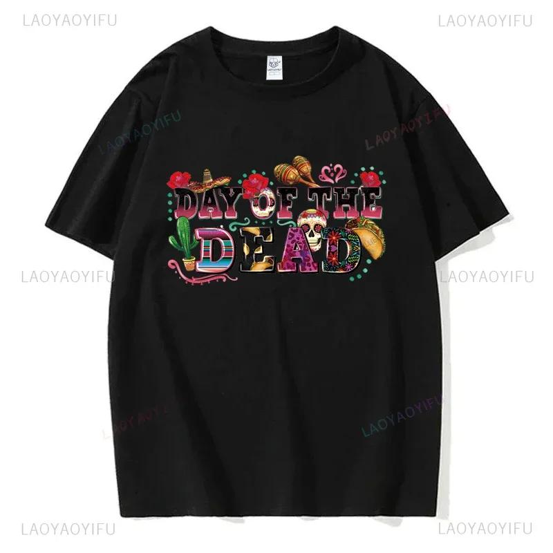 Mexický Den mrtvých ''DÍA DE LOS MUERTOS'' Tištěné tričko Pánské grafické tričko Ležérní pohodlná trička na léto Dámské oblečení