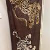 Vintage Leopard Print Scarf for Women Old Money Style Lightweight Summer Shawl Luxury Fashion Neck Scarf Gift