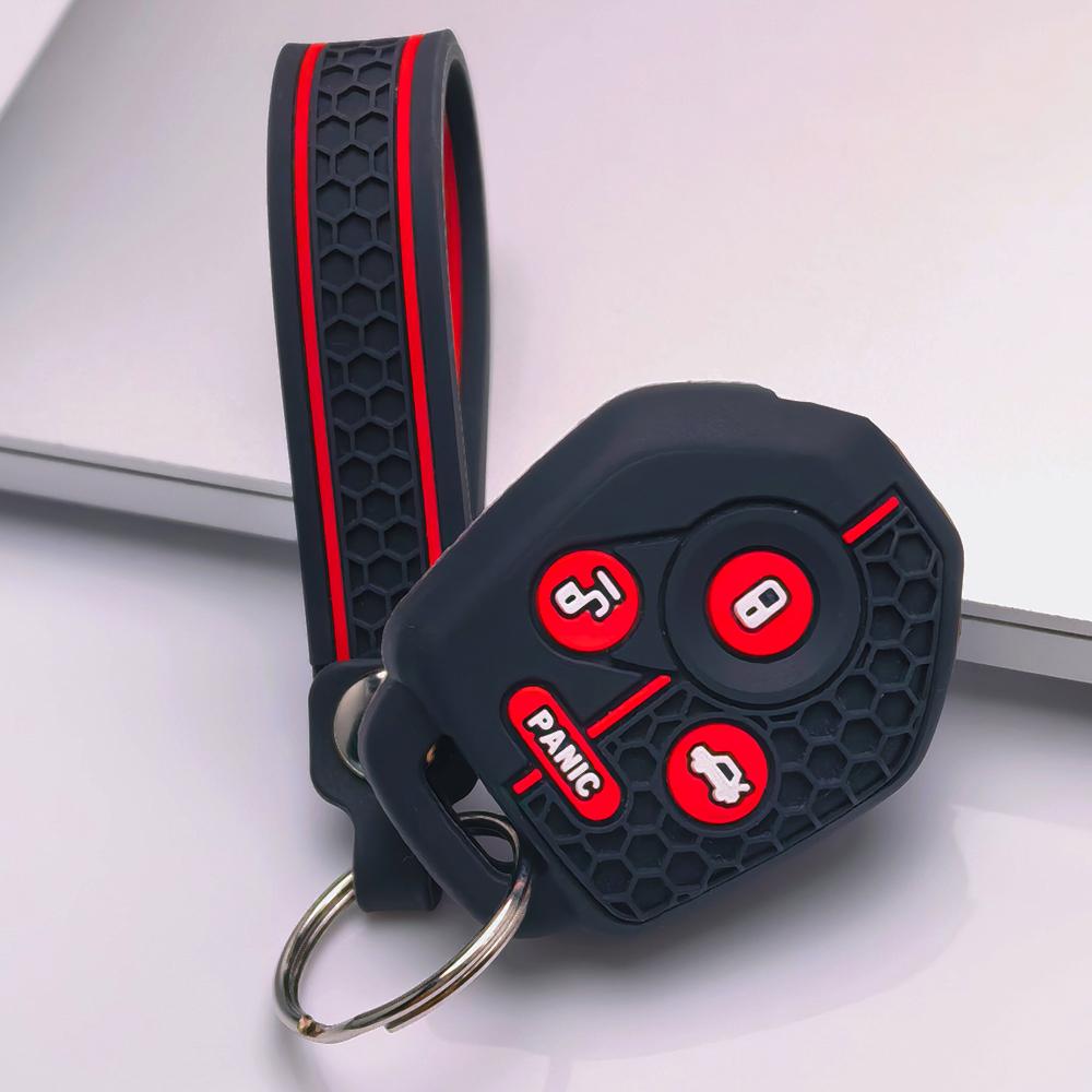 Key Shell Cover for Subaru Crosstrek Forester Impreza Legacy Outback Tribeca WRX STI with Keychain Anti-Scratch Surface Shockproof Structure