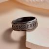 Anello in Acciaio Inossidabile con Runa Vichinga Gioielli di Moda da Uomo Disponibile in Quattro Colori