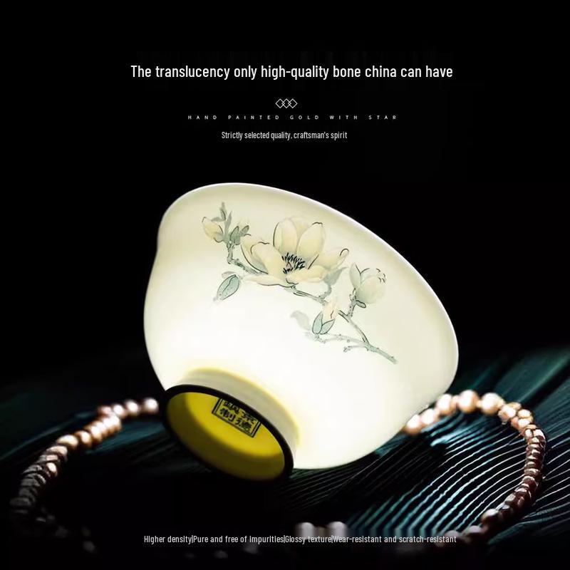 Jingdezhen European Style Hand-Painted Bone China Casserole