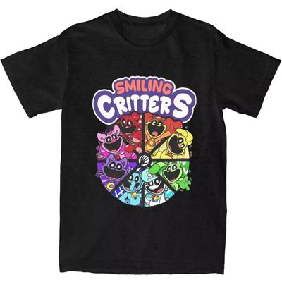 Smiling Critters for Men Women T Shirts Catnap Dogday Accessories Fashion Tee Shirt T-Shirt  Birthday Gift Clothes