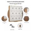 Password Lock Wooden Changing Room Locker for Yoga Studios, Gyms, and Baths