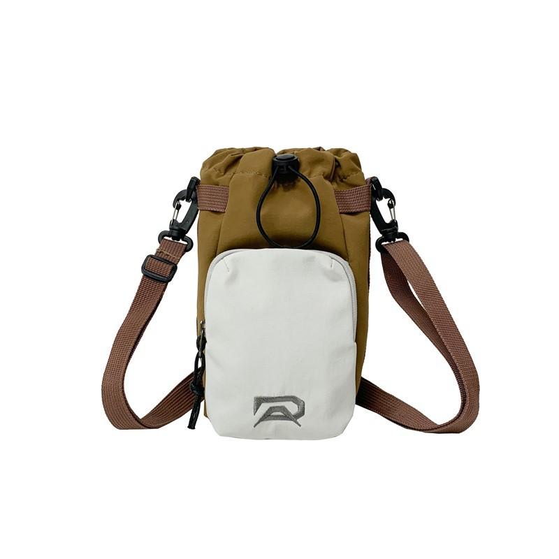 

Спортивная сумка для мобильного телефона для улицы, мужская и женская легкая наплечная сумка кроссбоди, дорожная сумка для бутылки коричневый