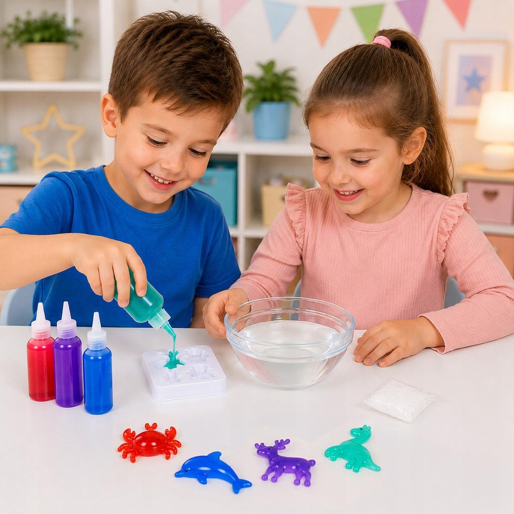 [PACZA] Creative set for children Magic Water Gel + Molds Z3421N