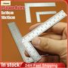 90 Degree Angle Ruler Stainless Steel L Shape Ruler Measuring Tool Metal Straight Woodworking Ruler Tools Right Angle Ruler