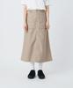 Light Dobby Cloth Skirt Skirt Bottoms BLACK 1 [Snow Peak] SK-26SW001 Women's