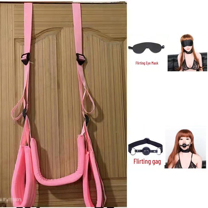 Leather Plush Door Cushion Swing - Adult Fun Alternative Toy