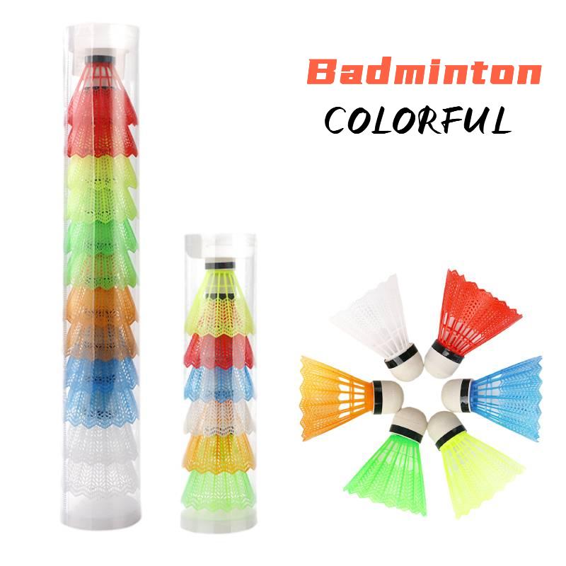 Set Shuttlecocks 612pcs Badminton Foam Balls Colorful Plastic Outdoors Sport