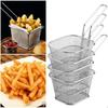 Mini Fryer Basket For Perfectly Crispy French Fries Fried Chicken Durable Easy To Clean