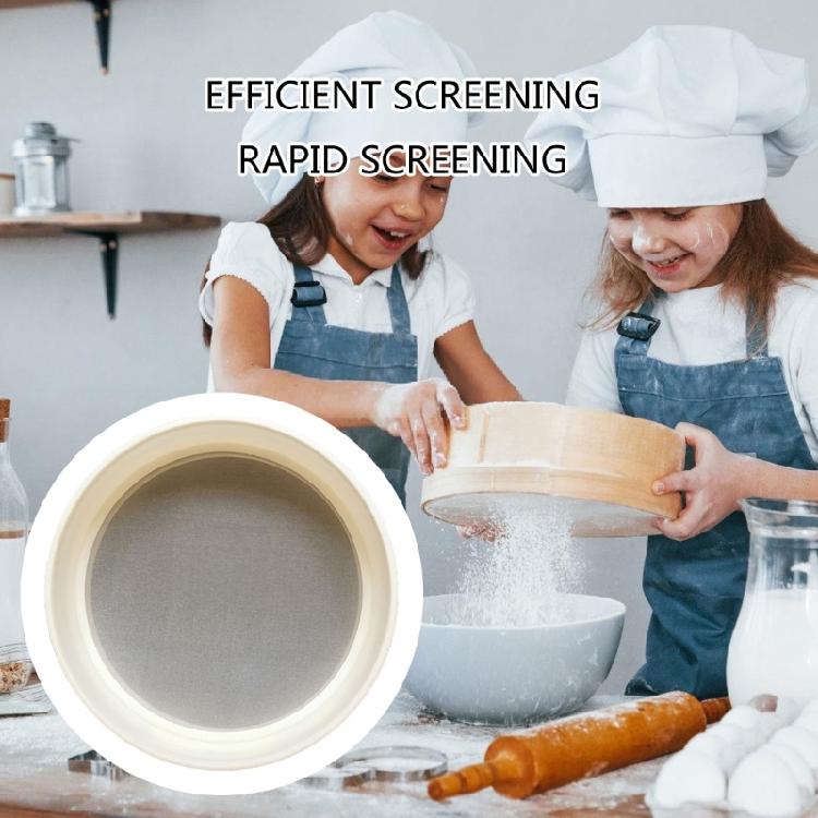 Nylon Mesh Strainer Sieve Food Filter Strainer Sifter Round Powder Bean Filter Sieve Screen Shakers Sifter Easily Clean