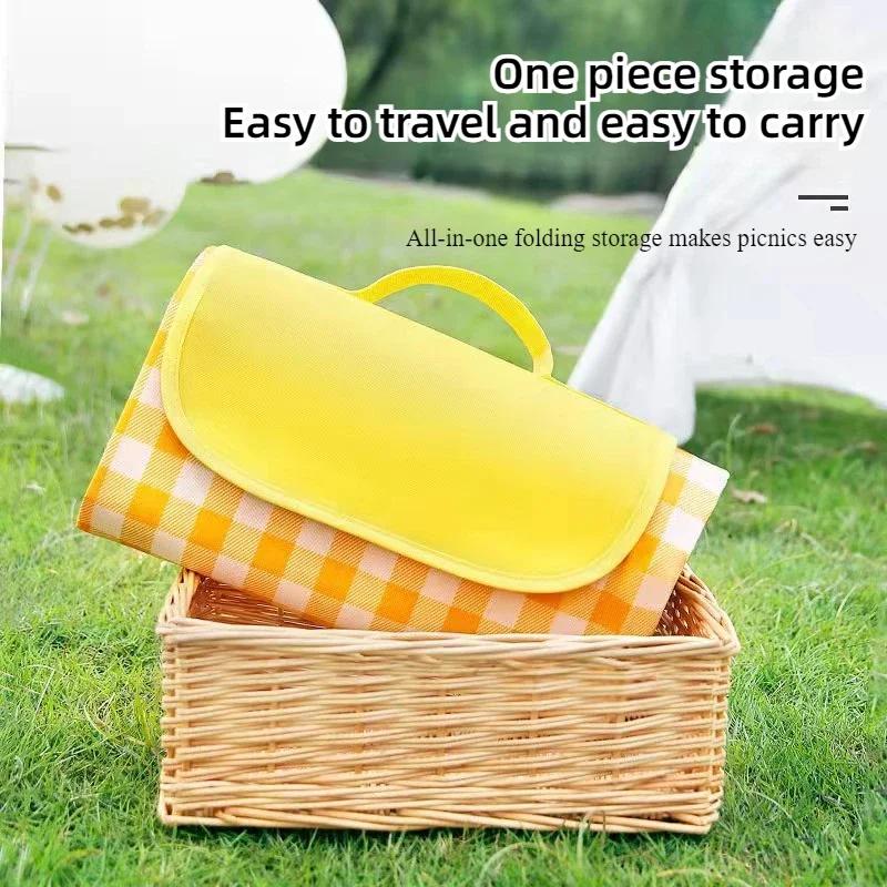Portable Moisture-Proof Picnic Mat, Thickened Mat, Outdoor Camping, Beach Tent, Floor Mat, Waterproof Lawn, Outing