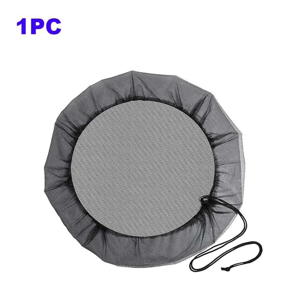 

5-1PCS Rain Barrel Filter Mesh with Drawstring 120/110/100/80/60CM Nylon Rainwater Barrel Protector Screen Anti-fall Leaves 60CM