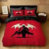 Devil May Cry Pattern Bedding Quilt Set Quilt Cover Pillowcase Home Birthday Gift(1 * duvet cover + 2 * pillowcase, without core)