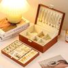 Jewelry Box with Lock, High-end Exquisite Anti-oxidation Earrings, Necklace, Stud Earrings, Earrings, Jewelry Storage Box.