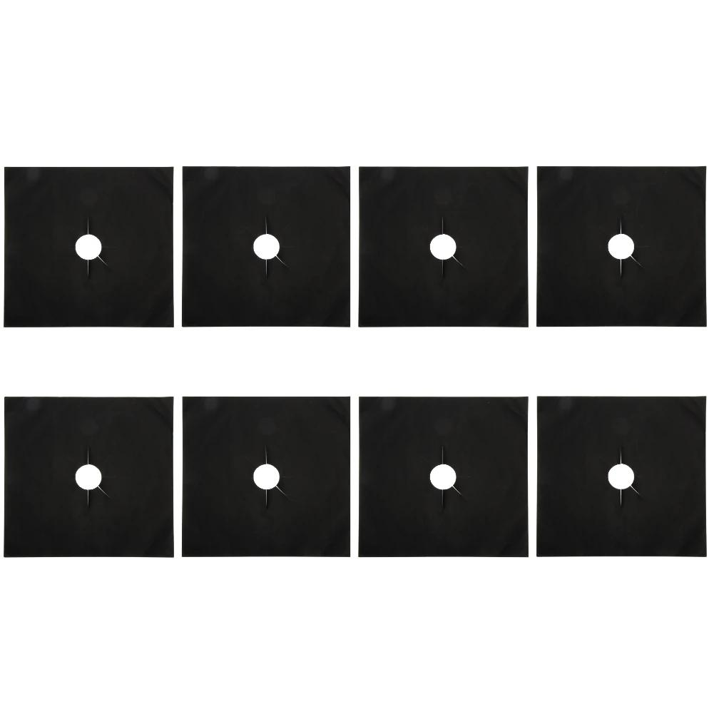 1-8 PCS Stove Protector Cover Gas Stove Protector Burner Cover Foil Stovetop Mat Pad Clean Liner For Kitchen Cookware Reusable