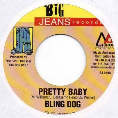 7inch Record BLING DAWG / LUKIE D - Pretty Baby / Number One Woman BJ019 Big Jeans Recor 2002 US Reggae, Ska & Dub Used