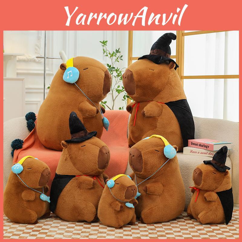 Entzückendes Magisches Capybara Plüschtier mit Kopfhörern Perfekt für Kinder Halloween-Geschenk