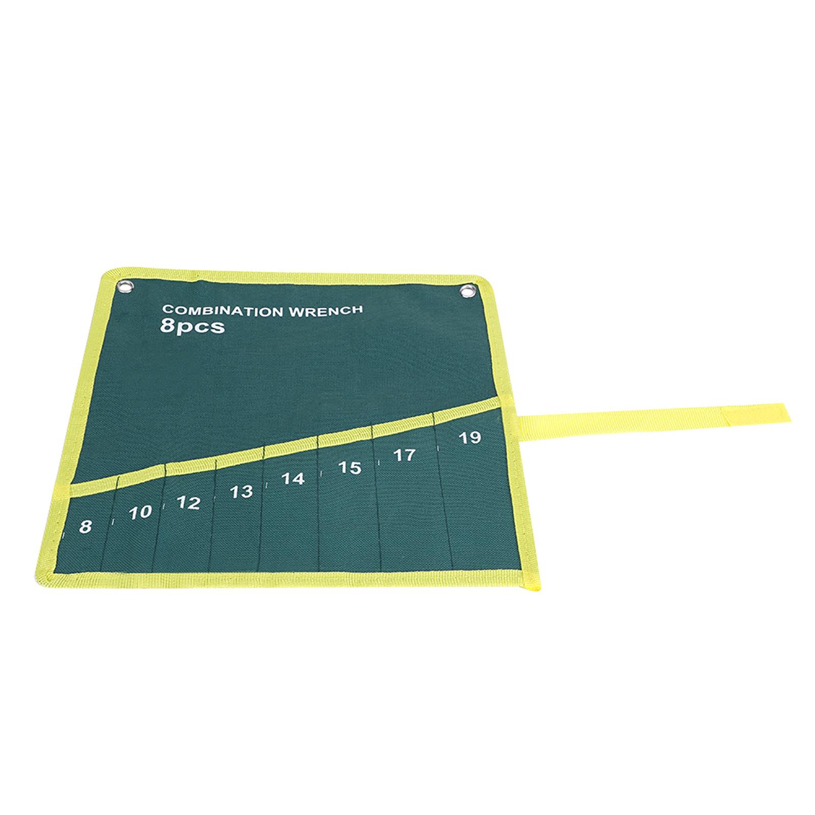 

Multi Pocket Canvas Roll Up Tools Storage Bag Spanner Plier Wrench Holder Organizer (8 Pockets)