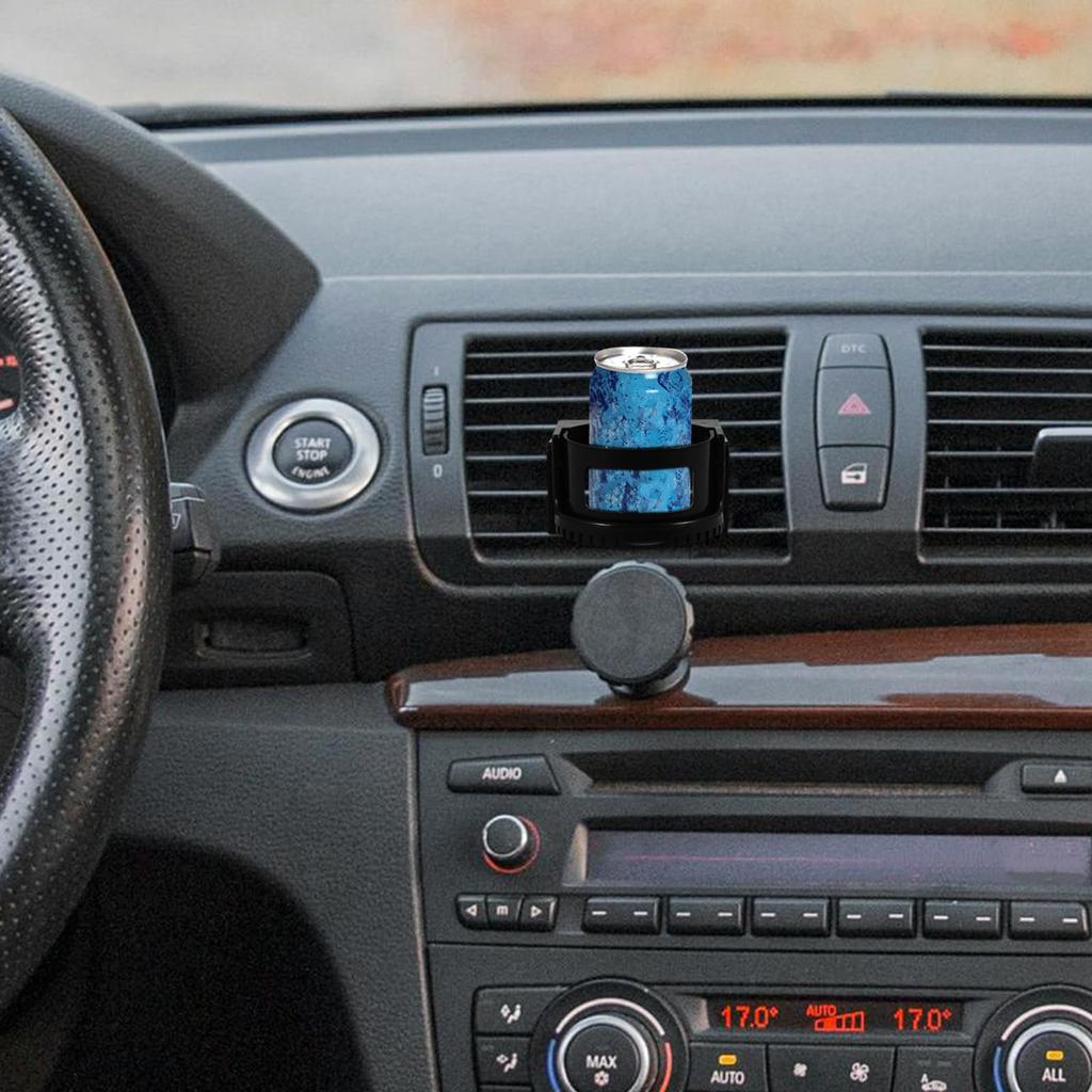 ABOOFAN Drink Holder, Car Air Conditioner Vent Round, Stylish, Plastic Cup Holder, Funny, Easy Installation, Convenient To Use, Black