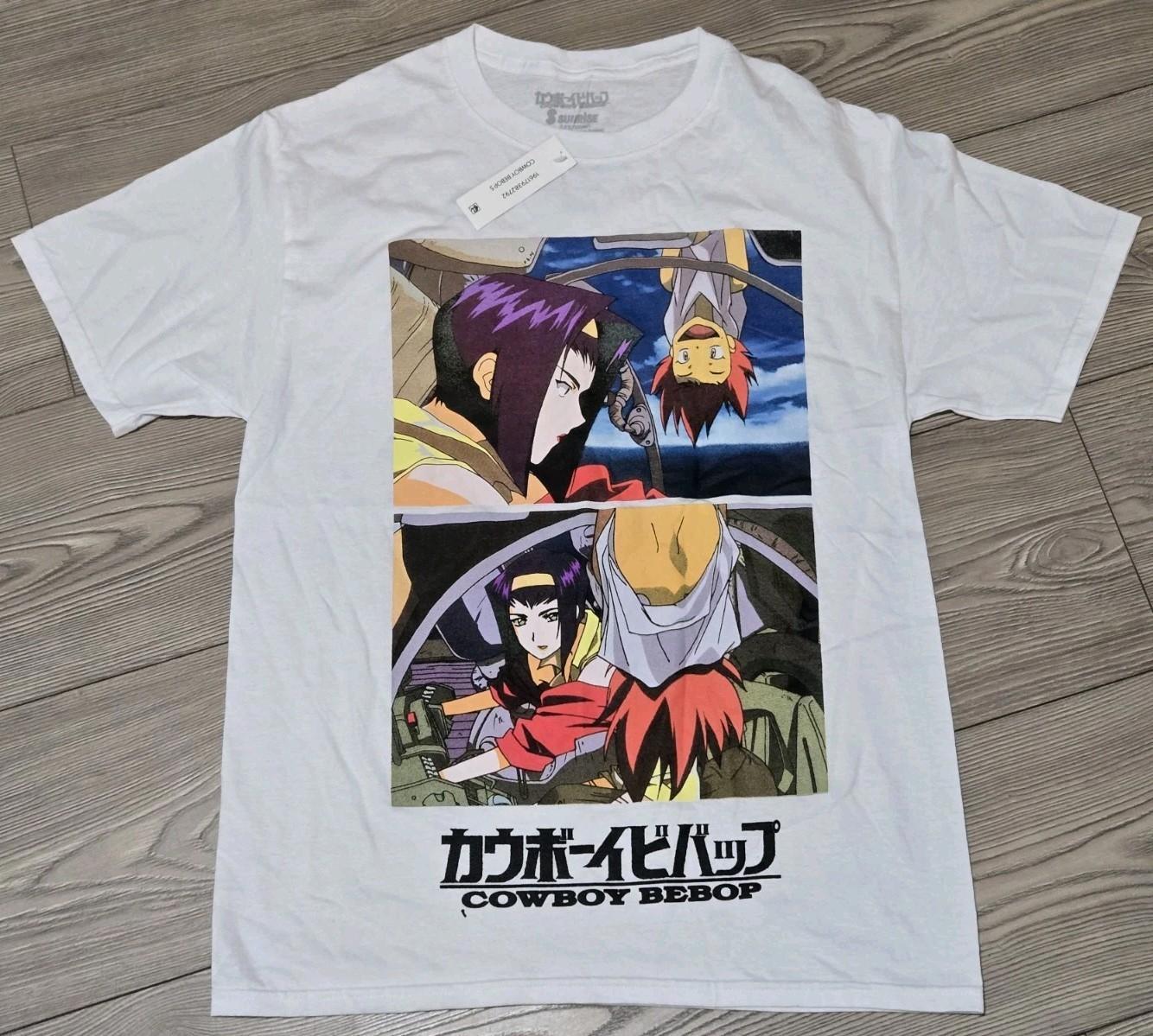 Cowboy Bebop New Adult - Ed Dangling Upside Down Over Faye Size Small Unisex T-Shirt XXL