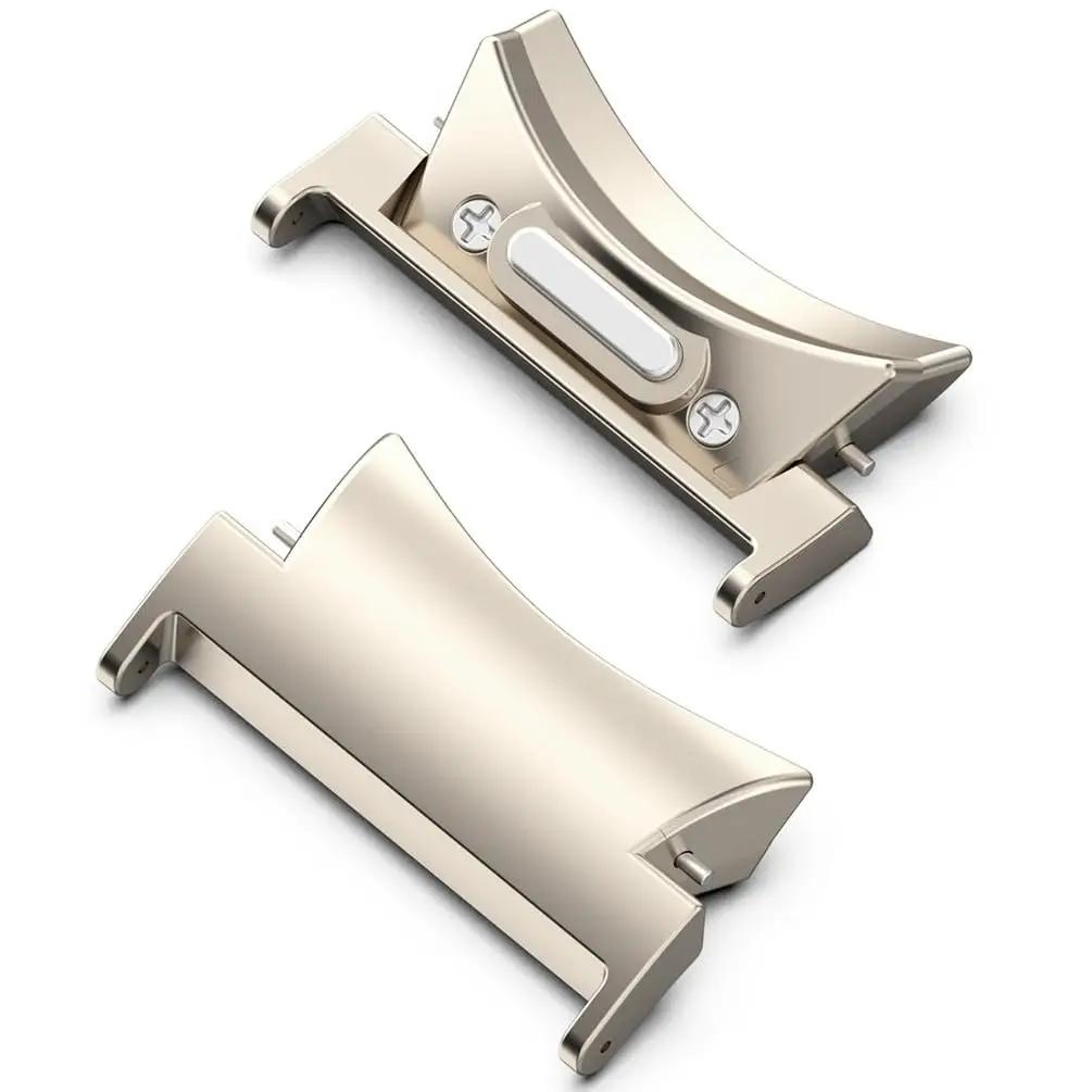 1Pair Quick Fit Connector for Samsung Galaxy Watch 6 5 4 40 44mm for Galaxy Watch6 Classic 47 46 43 44mm Tainless Steel Adapter