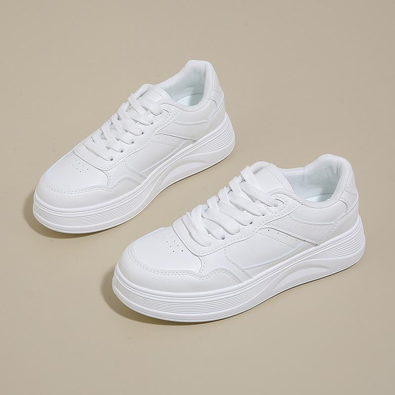 Autumn New Breathable Little White Shoes Female Students Platform Versatile Casual Sports Board Shoes