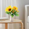 Artificial Flowers Sunflower Sunflower Bouquet for a 30 Cm Vase Composition