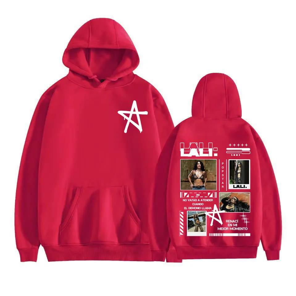 Lali Esposito Asesina Album Tour 2025 Hoodie Herren Damen Kleidung Mode Vintage Sweatshirts Lässige Komfort Fleece Hoodies