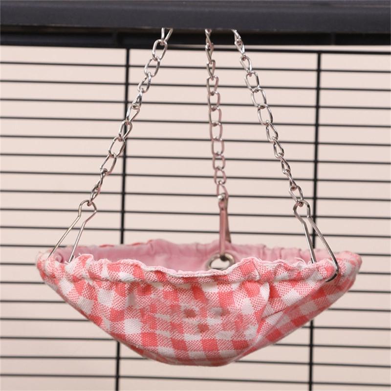 Hanging Bird Hammock Swing Small Size Bird Sleepings Huts for Conures,Budgies Waterproof Bird Bed for Cage