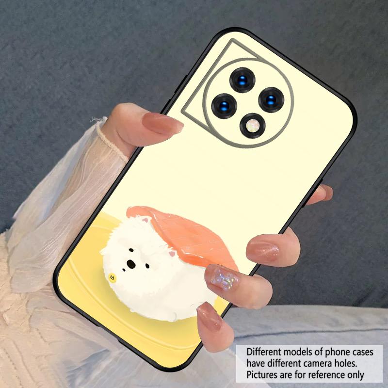 Cartoon Ice Cat For OnePlus 8 9 11 12 13 10 Pro 9RT 8T 12R Ace 3 5 2V Nord CE 2 4 Lite N20 SE 30 N200 silicone soft phone case