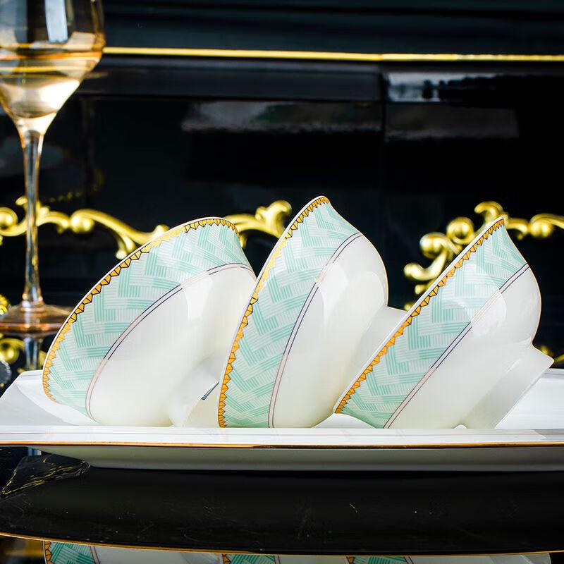 Jingdezhen Ceramic Anti-Scald High-Foot Bowls