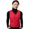 Women V Neck Sleeveless Fitted Padded Vest Winter Warm Elegant Casual