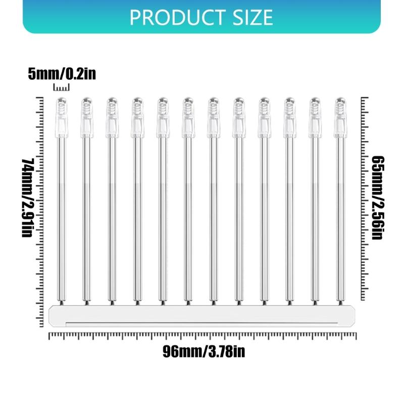 24pcs Lens Cleaning Tool Resin Stick Efficient Dust & Fingerprint Removal Simple Operate for Phone Camera Lens Screen