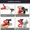 Cross-Border Airless High-Pressure Spray Gun Nozzle & Holder for Latex Paint