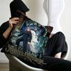 Vintage Anime Jujutsu Kaisen Gojo Satoru Kraft Cushion Cover Pillowcase Upholstery Sofa Throw Pillow Home Decor Pillowcas