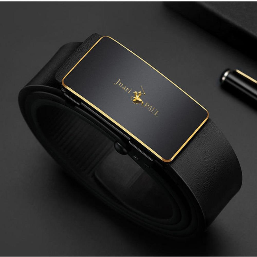 Fashion PU Leather Business Leather Belt Luxury Design Vintage Waistband Waist Strap For Man