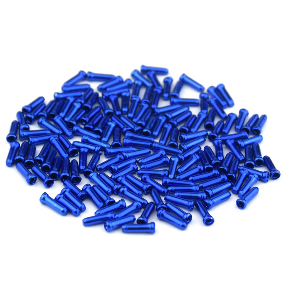 50 Pcs/lot MTB Bicycle Brake Shifter Inner Cable Tips Crimps Aluminum Alloy Cycling Parts Bike Derailleur Shift Cables End Caps