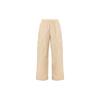 Solid Mid-Length Straight Leg Work Pants Women Bottoms 456106-30