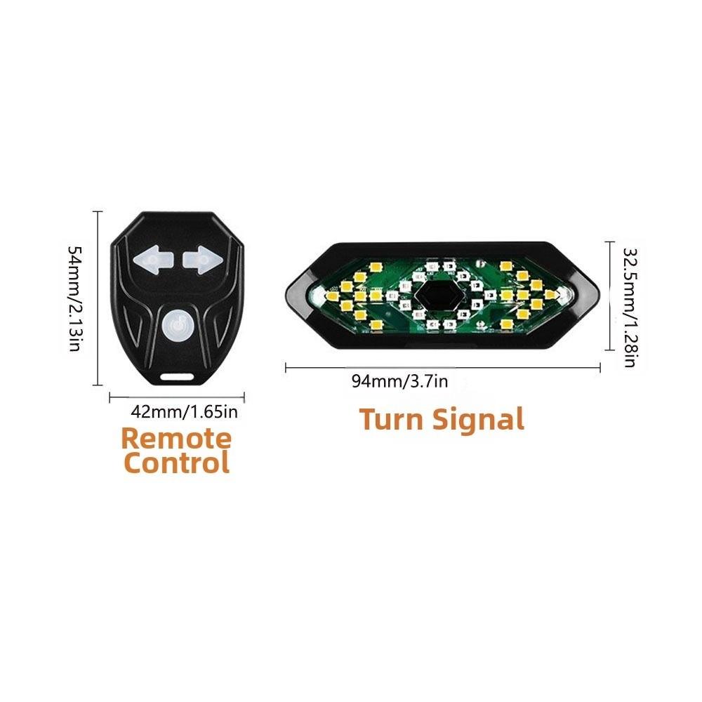Wireless Remote Control Bicycle Turn Signal Light  Personal Transportation