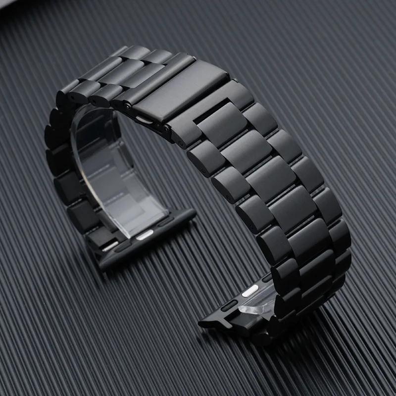 Stainless Steel Strap for Watch band 45mm 44mm Ultra 2 49mm 42mm-40mm-41mm-46mm Metal watchband series 10 9 8 7 6 5 4 3 se