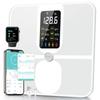 CHWARES Body Composition Weight 15 Item High Precision USB Large LCD Body Muscle BMI White [Smartphone Linked] Scale, Scale, Measurements,