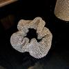 Sparkling Rhinestone Hair Rope Large Intestine Elastic Scrunchies Headband For Ponytail Female Hair Ring Hair Accessories K0