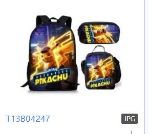 Primary And Secondary School Students Schoolbag Cartoon Backpack Breathable And Wear-Resistant Children'S Backpack Satchel Pencil Bag Set