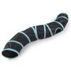 Foldable Pet Tunnel Toy with 3 Tunnels, Perfect for Puppies, Rabbits, Ferrets, and More, Includes a Chew Toy and Ball (Blue)
