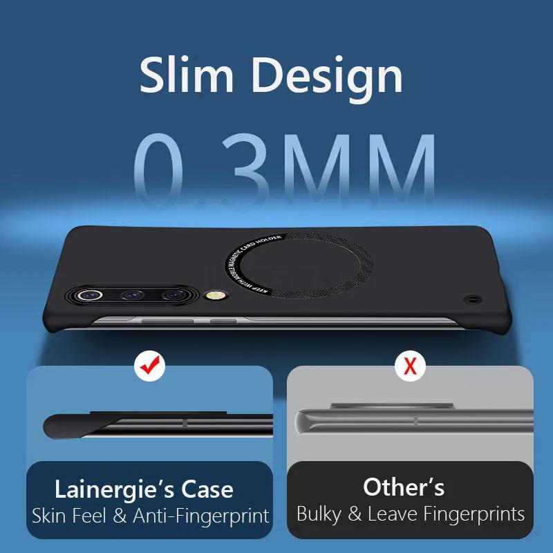 Frameless Magnetic For Magsafe Slim Case For OnePlus 9 10 Pro 11 10T 11R ACE Pro 2V 5G Wireless Charging Hard Back Cover