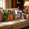 Hinano Tahiti Girl Polynesia Pillow Case Cushion Cover Throw Pillow Case For Car Sofa