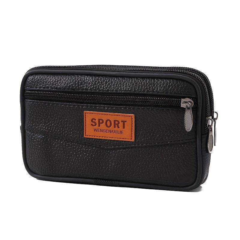 Men'S PU Leather Organizer Wallet - Multi-Layer Phone & Card Holder Spacious For Outdoor Sports & Mountaineering